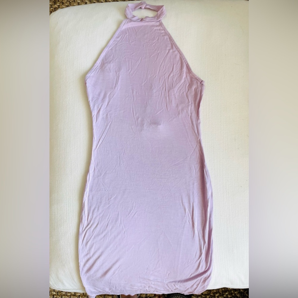 Missguided violet midi dresss